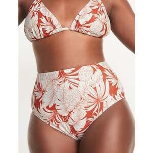 Old Navy High Cut Bikini Bottoms Pineapple Palm Print